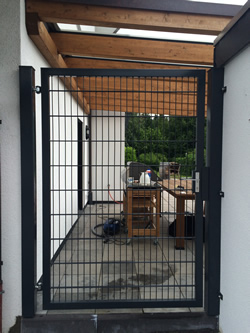 Stahlmattenzauntor (nach Kundenwunsch)